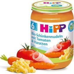 HiPP BIO Szynka z Makaronem Pomidorami i Marchewką