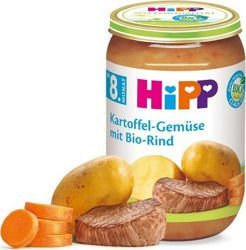 HiPP BIO Ziemniaki z Marchewką i Wołowiną 