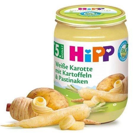 HiPP Ekologiczna Biała Marchew Ziemniaki Pasternak