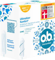 O.B. ProComfort Normal Tampony Silk Touch 64 szt.