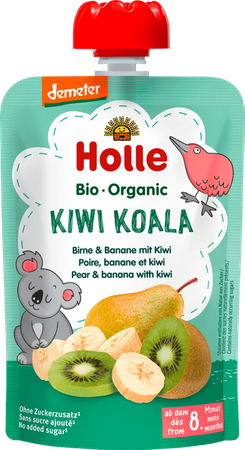 Holle Bio Deserek Mus z Gruszek Bananów i Kiwi 
