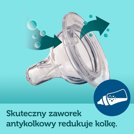 CANPOL Szeroka Butelka Antykolkowa 120ml Easy Start