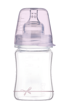 LOVI Butelka Szklana DIAMOND GLASS 150ml Baby Shower Girl