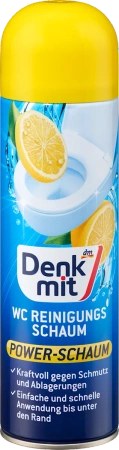 Denkmit Pianka Czyszcząca do WC o Zapachu Cytrynowym