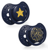 LOVI Smoczek Silikonowy Dynamiczny 0-3m Stardust Blue
