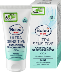 Balea Med Krem do Twarzy z Cica i Cynkiem Łagodzący i Regenerujący
