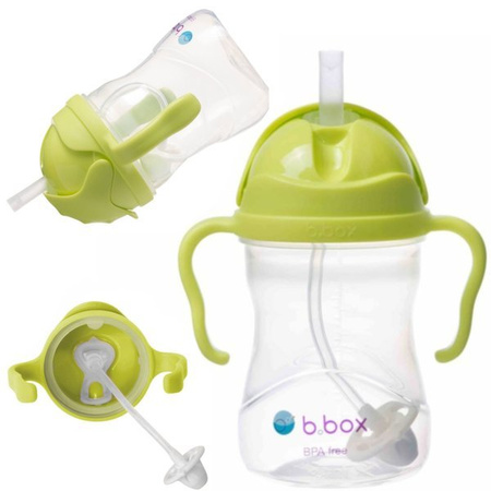 B.BOX Innowacyjny Bidon z Obciążoną Słomką 240 ml