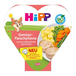 HiPP BIO Kotleciki Wieprzowe z Warzywami i Fasolką