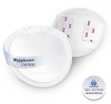 LOVI Wkładki Laktacyjne Discreet Elegance Białe 40 szt
