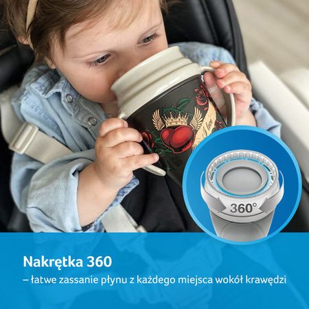 LOVI Kubek 360° Drink Master 250 ml I Love