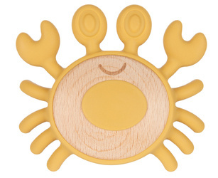 Canpol Gryzak Drewniano Silikonowy dla Niemowląt Krab