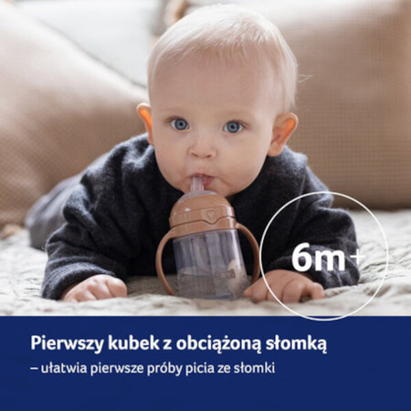 LOVI Pierwszy Kubek z Obciążoną Słomką