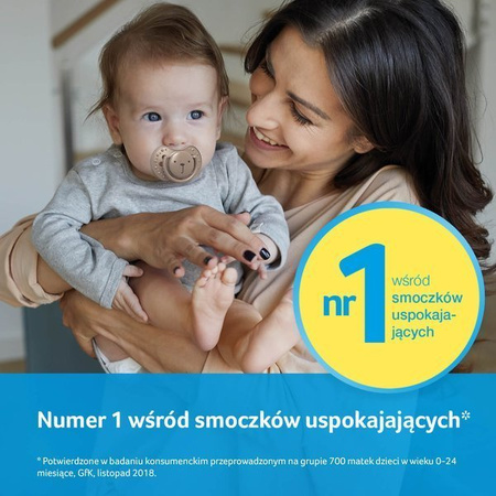 LOVI Smoczek Silikonowy Dynamiczny 3-6m 2 szt Hey Boy