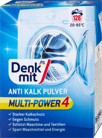 Denkmit Proszek Odkamieniający do Pralek Skuteczna Ochrona przed Kamieniem Aktywny od 20°C