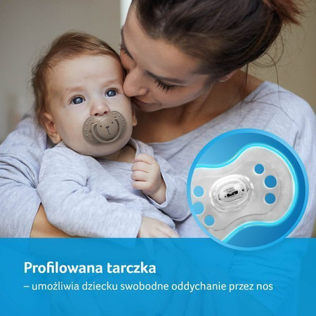 LOVI Smoczek Silikonowy Dynamiczny 0-3m 2 szt Hey Boy