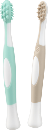 Babylove Zestaw do Nauki Pielęgnacji Jamy Ustnej Miętowo-beżowy