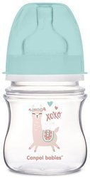 CANPOL Szeroka Butelka Antykolkowa 120ml Easy Start