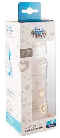 CANPOL Szeroka Butelka Antykolkowa 240ml Easy Start 
