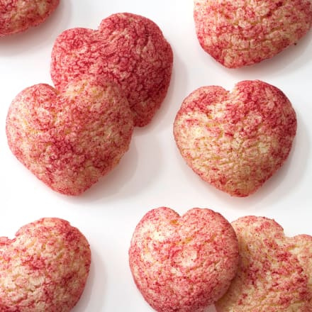 Babylove PYSZNE BIO Chrupki Serduszka Banan Malina bezglutenowe Bez Cukru