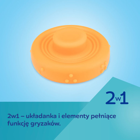 Canpol Sensoryczna Układanka Piramida Gryzak