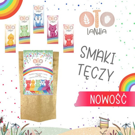 Otolandia Smaki Tęczy Liofilizowane Owoce  Mix Smaków 13 Owoców 10 Saszetek