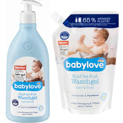 Babylove Zestaw Żel do Mycia od Stóp do Głowy Biolipid