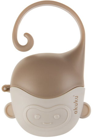 AKUKU Silikonowy Pojemnik na Smoczki/Smoczek Małpka
