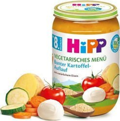 HiPP BIO Danie Wegetariańskie - Zapiekanka z Mozzarellą i Warzywami