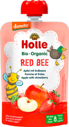 Holle Bio Mus z Jabłek i Truskawek Czerwona Pszczółka