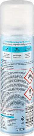 Balea Dezodorant do butów bez aluminium – świeżość i ochrona 200 ml / Balea Spray do obuwia z miętą i zieloną herbatą – 200 ml / Balea Odświeżający dezodorant do butów – neutralizuje zapachy 200 ml