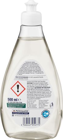 Denkmit Ultra Sensitive Hipoalergiczny Płyn do Naczyń Wrażliwa Skóra