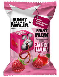 Bunny Ninja Owocowa Przekąska FRUIT Fluk Jabłko Malina