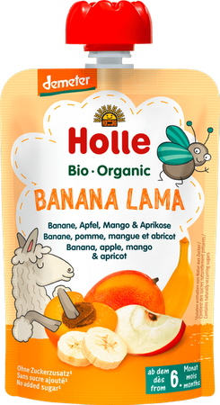 Holle Bio Deserek Mus z Bananów Jabłek Mango i Moreli