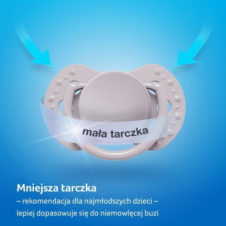 LOVI Smoczek Silikonowy MINI 0-2m 2 szt. Wild Soul Girl