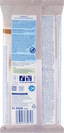 Denkmit Nawilżane Ściereczki do Czyszczenia Mebli z Formułą Antystatyczną