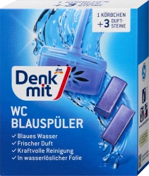 Denkmit Zestaw z Wkładami Niebieski Odświeżacz do WC