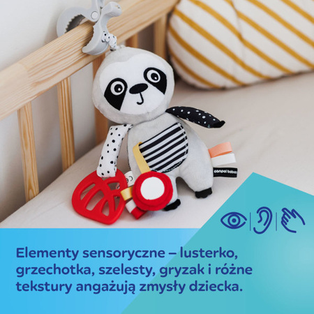 CANPOL Interaktywna Sensoryczna Zabawka BabiesBoo LENIWIEC