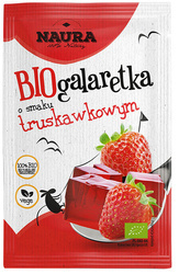 Naura BIO Naturalna Wegetariańska Galaretka Truskawkowa