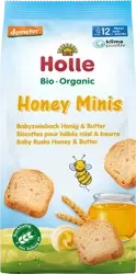 Holle BIO Mini Sucharki z Miodem