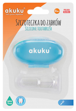 AKUKU Szczoteczka do Mycia Pierwszych Ząbków Etui