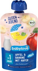 Babylove BIO Owsianka na Mleku z Bananem i Jabłkiem