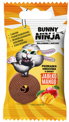 Bunny Ninja Owocowa Przekąska FRUIT Fluk Jabłko Mango