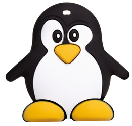 AKUKU Silikonowy Gryzak Pingwin