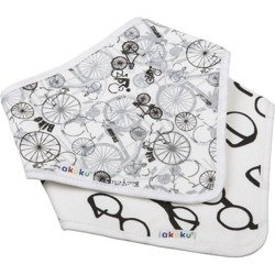 AKUKU Śliniak/Apaszka na Rzep 100% Bawełny