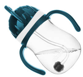 AKUKU Innowacyjny Bidon ze Słomką z Odważnikiem