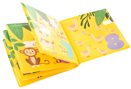 AKUKU Miękka Edukacyjna Książeczka Kąpielowa Cyferki