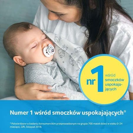 LOVI Smoczek Silikonowy Dynamiczny 6-18m 2 szt. Wild Soul Girl