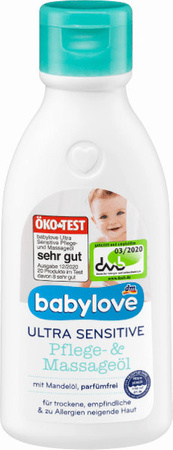 Babylove Ultra Sensitive Oliwka Pielęgnacyjna 