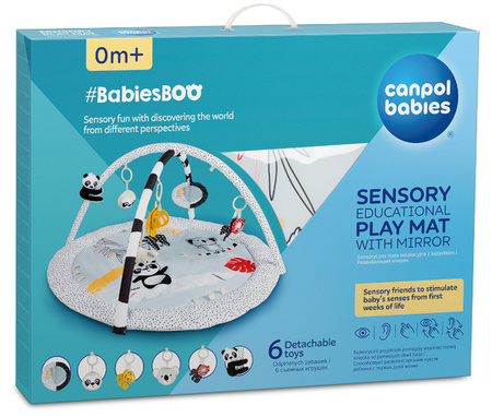 CANPOL Sensoryczna Mata Edukacyjna BabiesBoo 