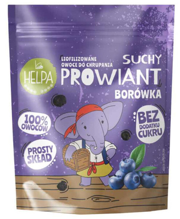 HELPA Suchy Mini Prowiant Borówki Liofilizowane